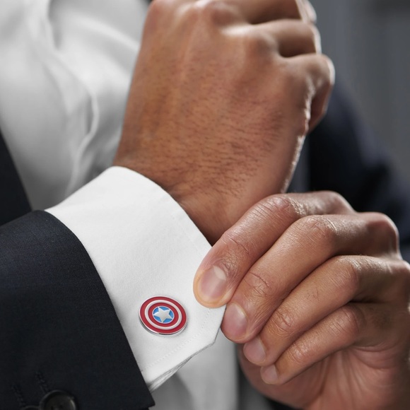 Other - Captain America Shield Cufflinks